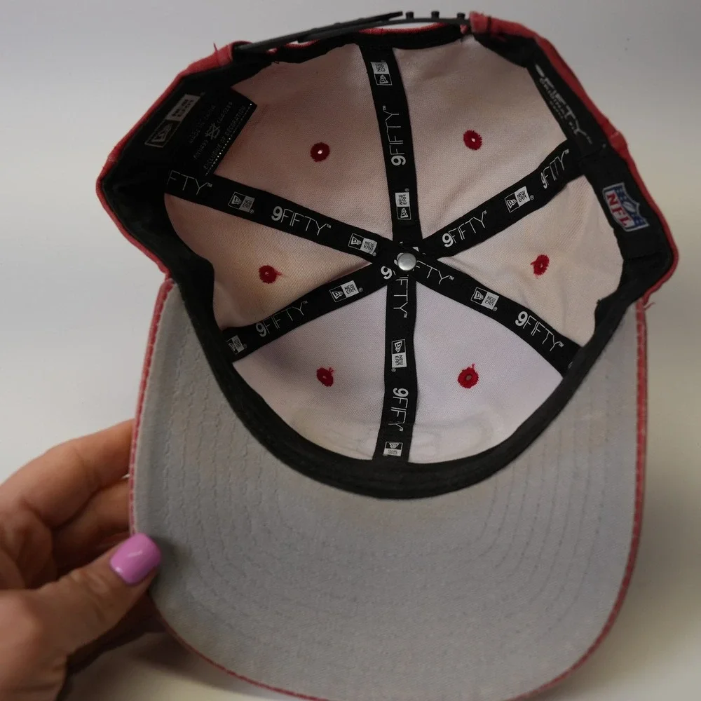 New Era San‎ Francisco 49ers Red Snapback Baseball Cap Adjustable Men